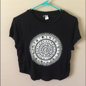 flowy cotton cropped shirt